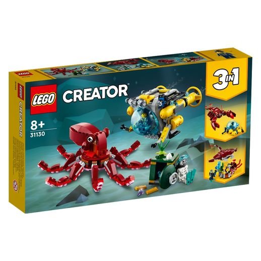 Lego Creator 31130 Missão do Tesouro Afundado - Lego