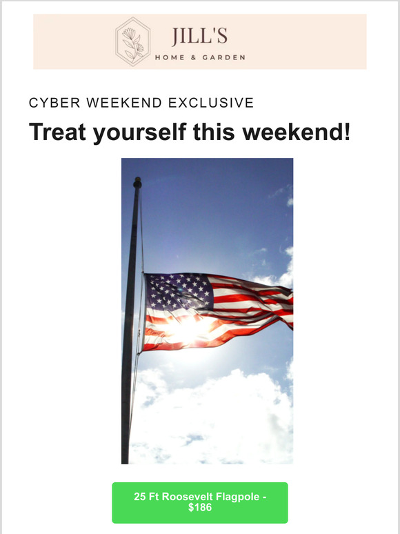25% OFF CYBER WEEKEND DEALS?!? 😱