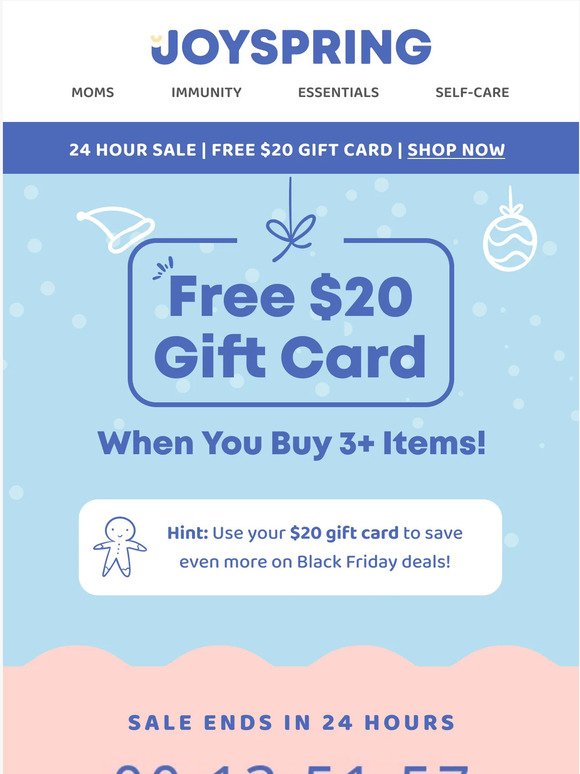 Did someone say *FREE* gift card?