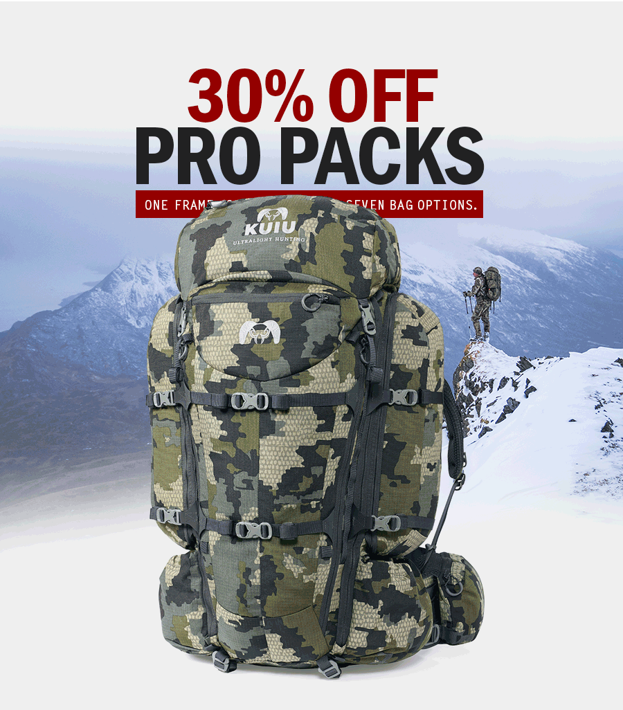 KUIU 30 off KUIU Pro Pack Systems Milled