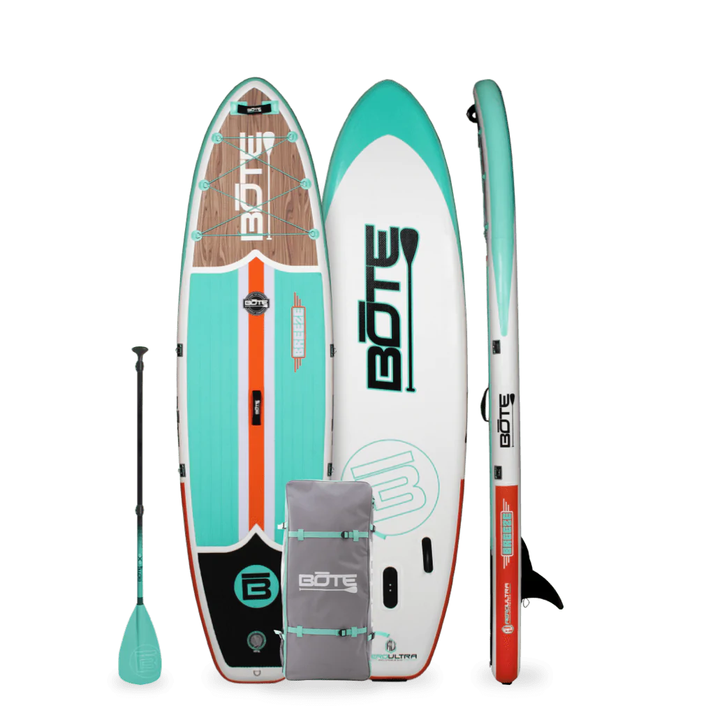 Image of Breeze Aero 10′8″ Classic Teak Inflatable Paddle Board
