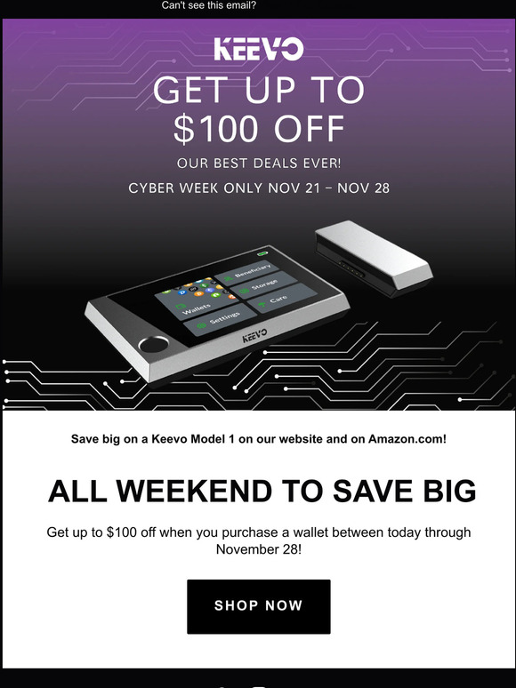 Get ready for Cyber Week Discounts!