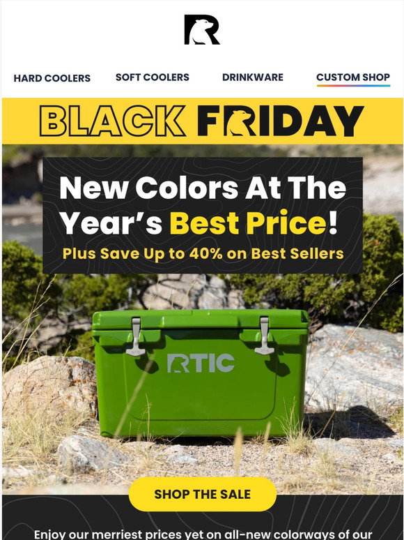 RTIC: New Hard Cooler Colors On Sale NOW | Milled