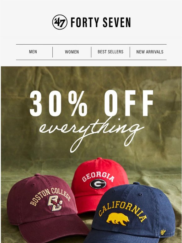 Take 30% Off Everything Sitewide