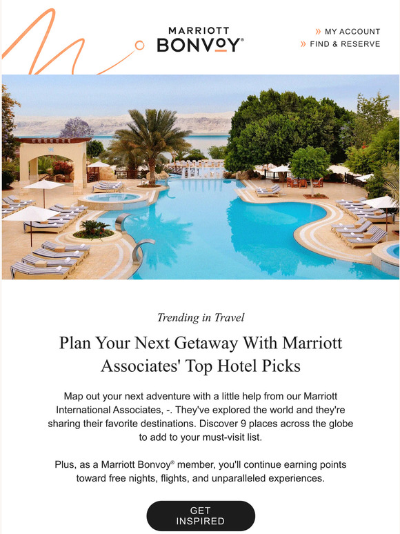 Where Marriott Associates Stay When They Get Away