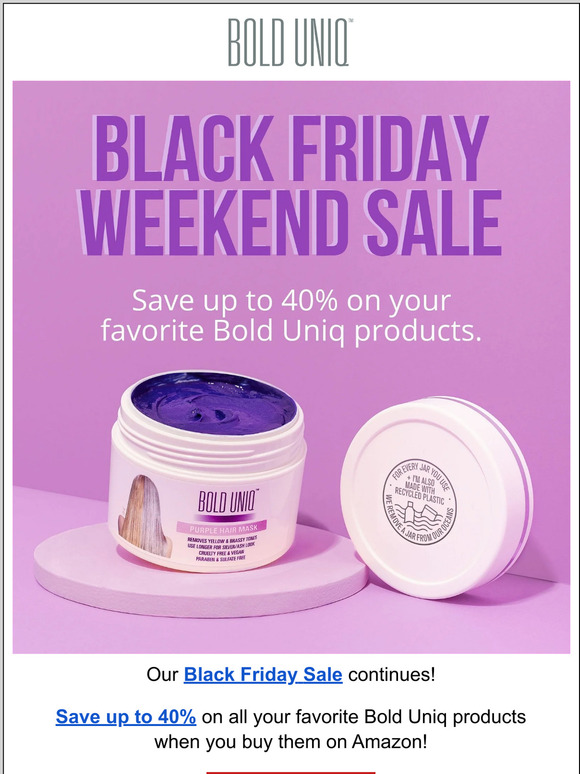 💜 UP TO 40% OFF EVERYTHING!