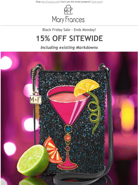 Shop our 15% OFF Black Friday Sale Now!