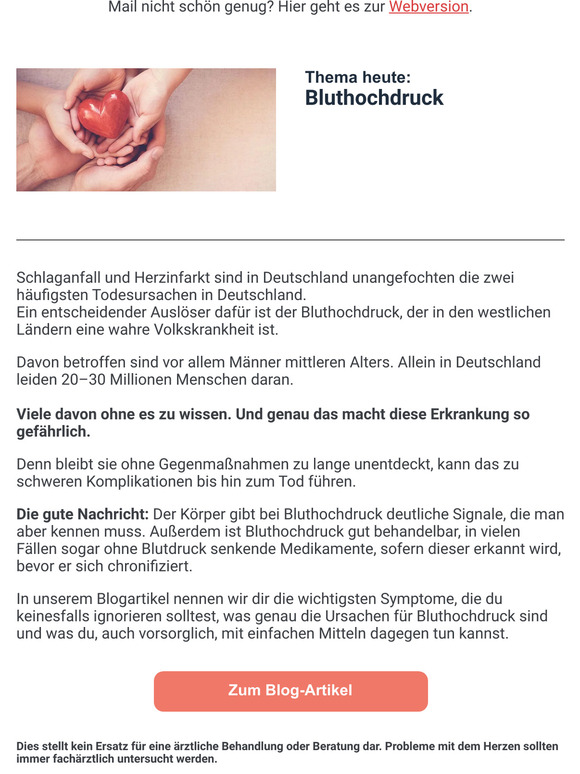 Die unerkannte Gefahr: Bluthochdruck
