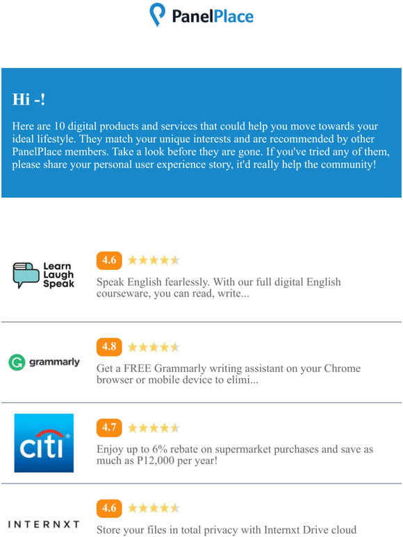 Hi —, here are new opportunities to earn, save & get ahead