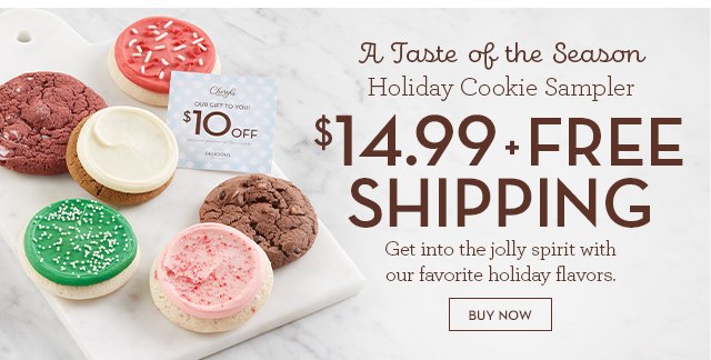 A Taste of the Season - Holiday Cookie Sampler - $14.99 + Free Shipping