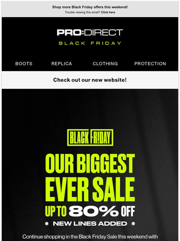 Black Friday Sale | New Lines Added!
