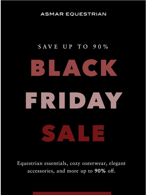 Shop the Black Friday Sale now 🖤