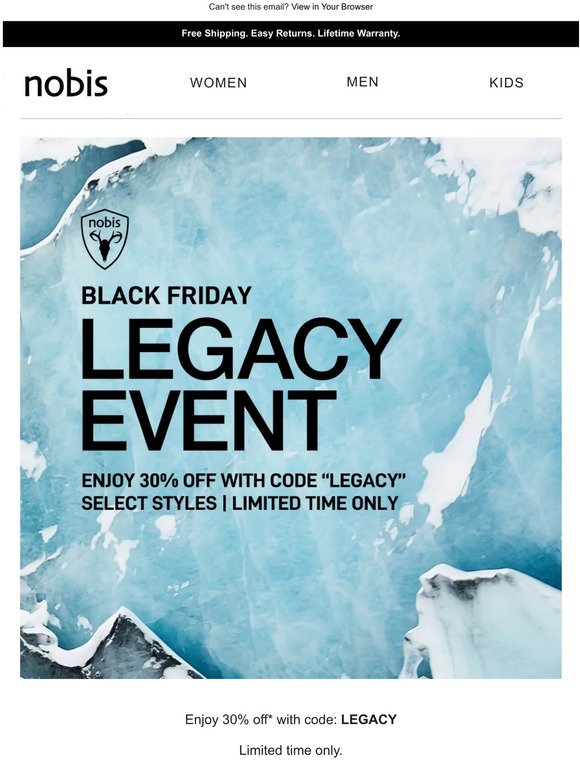 Black Friday Event - 30% off parkas, bombers and transitional pieces