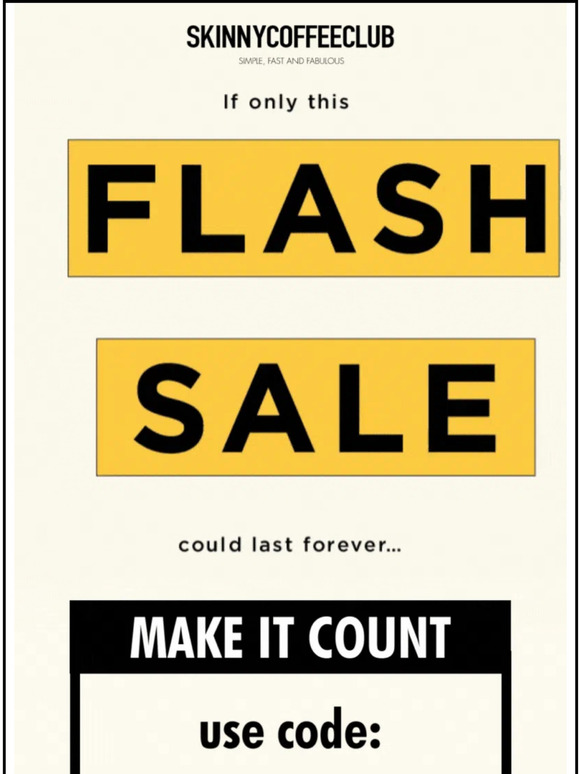 ⚠️ Our Black Friday Flash Sale Starts…Now!