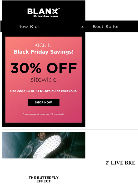 Save up to 30% this Black Friday! 🔥👟