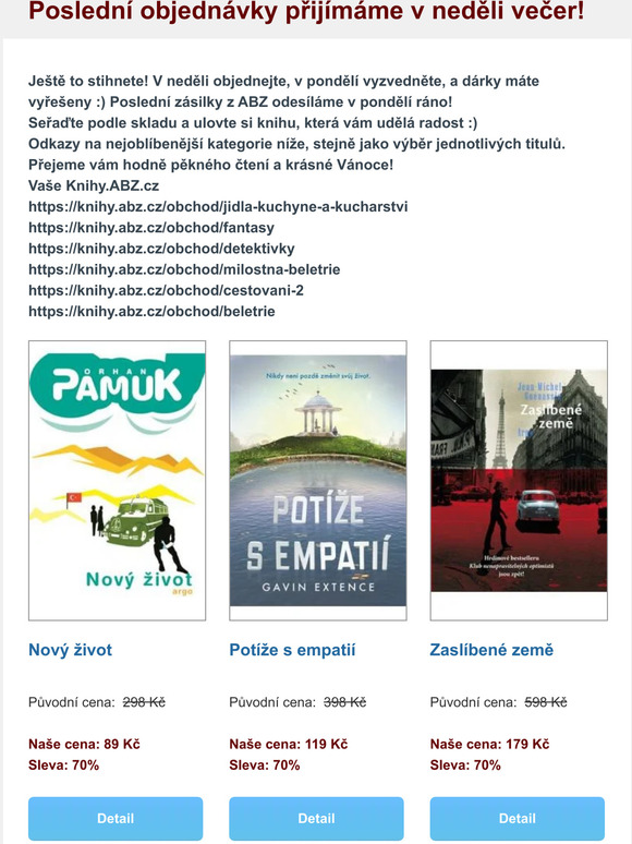 Šance na slevu 70% pro zapomněnky a opozdilce!