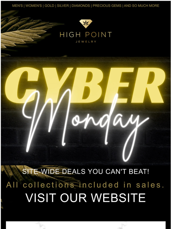 CYBER MONDAY IS HERE! Site-wide discounts just in time for the holidays!