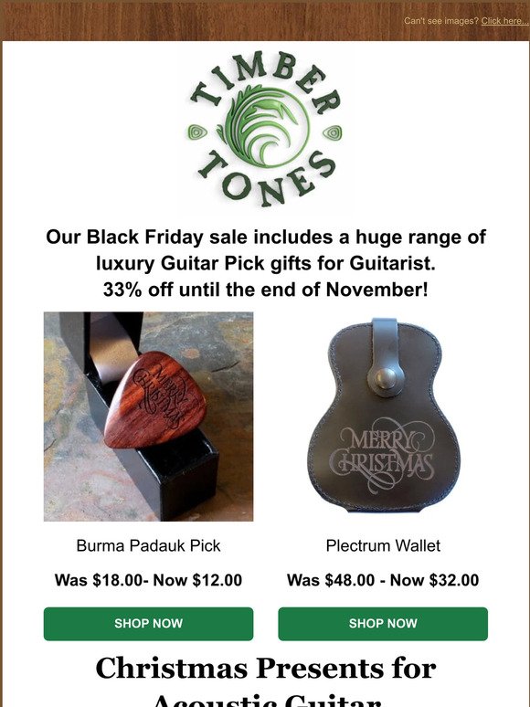 33% off Christmas Gifts for Guitarists