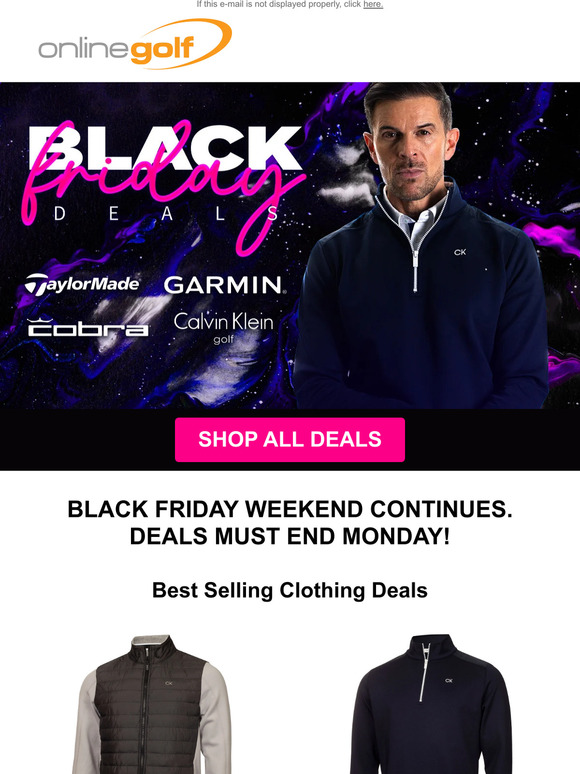 🚨 BLACK FRIDAY WEEKEND CONTINUES!