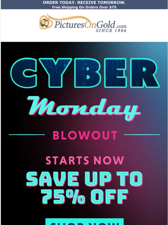 🔷 Hey, Cyber Monday Starts Tonight, Don't Wait!