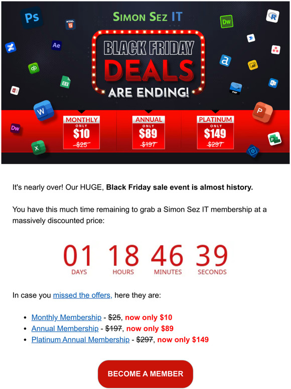 OMG Black Friday Offers End Tomorrow!