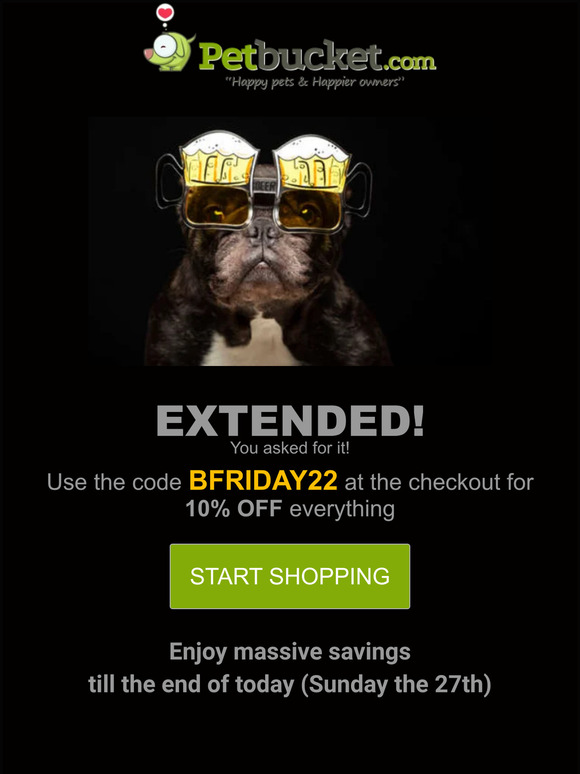 Black Friday Sale is extended for 24 Hours! 🔥🔥🔥