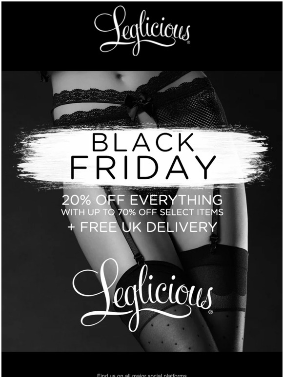 Ends tomorrow ..... 20% off everything in our Black Friday sale