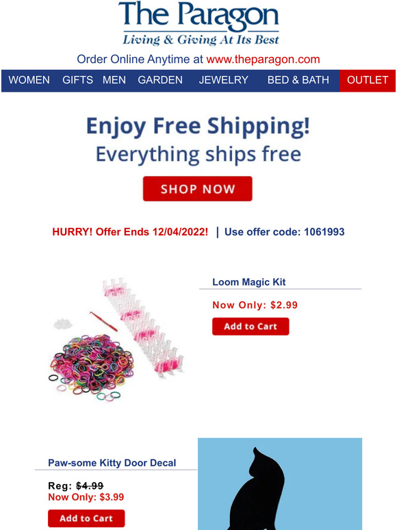 Free Shipping. No Minimum