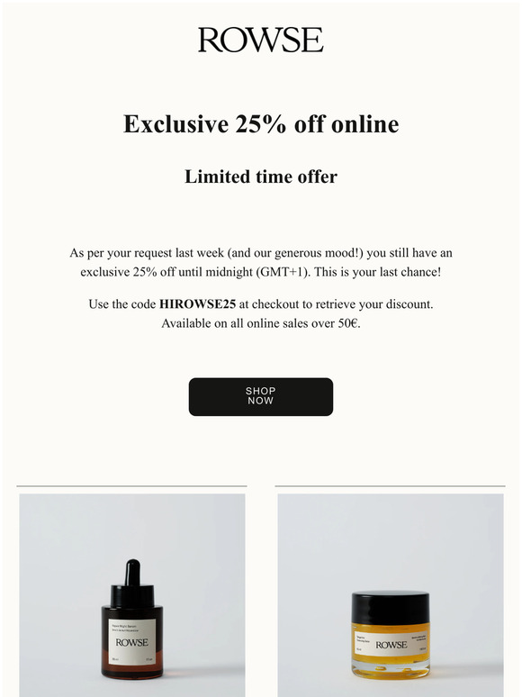 LAST 24H 🌿 Private Sale