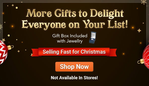 Black Friday Last Chance - Ends at Midnight! Shop risk-free and stress-free for everyone on your list, which includes free personalization on select items, interest-free instalments, and free returns up to 365 days. Gift Box Included with Jewellery. Find unique gifts at The Bradford Exchange, where we turn passion into art! Selling Fast for Christmas! Not Available in Stores! Shop Now!