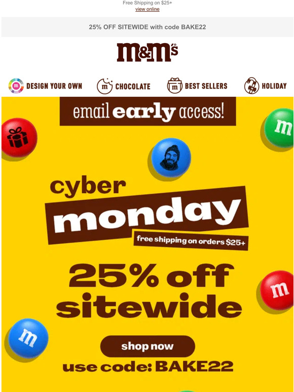 — Be the First to Shop our Cyber Monday Sale!