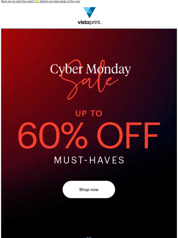 [Cyber Monday] Up to 60% off must-haves