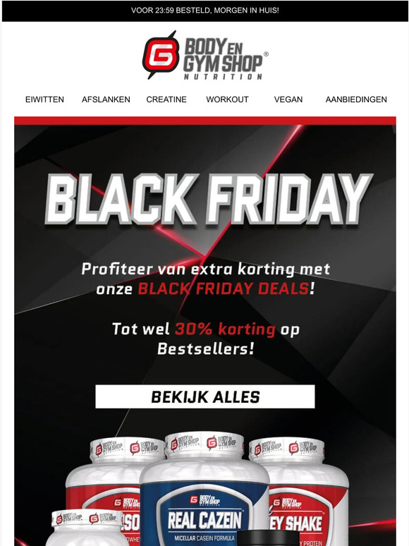 Profiteer nu nog van de laatste Black Friday Deals!🔥