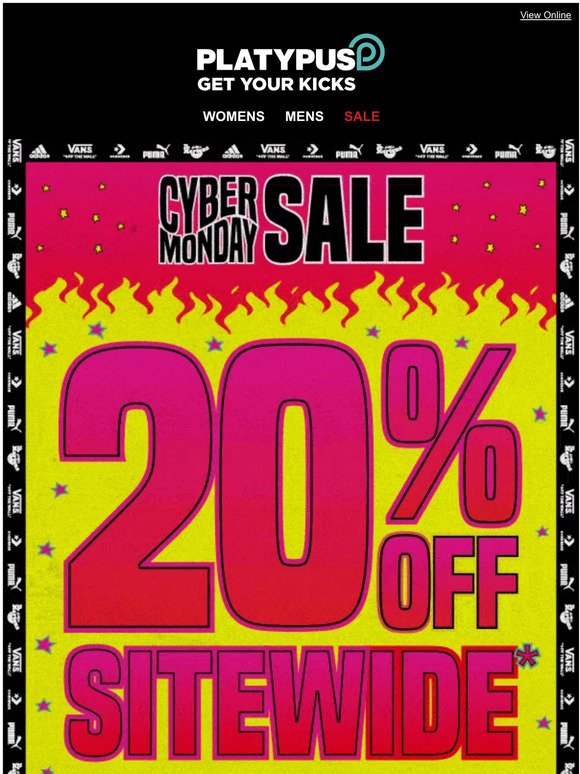 20-50% OFF 🤯 everything!