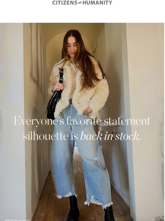 Back in Stock: The Horseshoe Jean