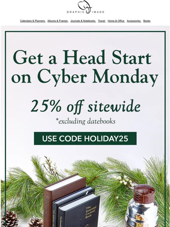 Sitewide 25% Off Starts Now