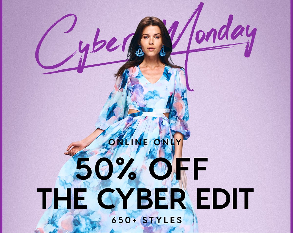 50% Off the cyber edit