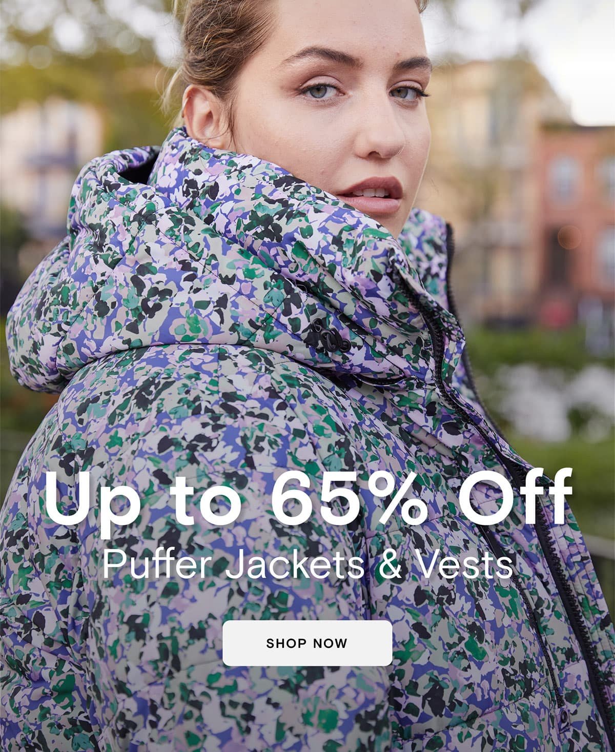 Up to 65% off puffer jackets and vests