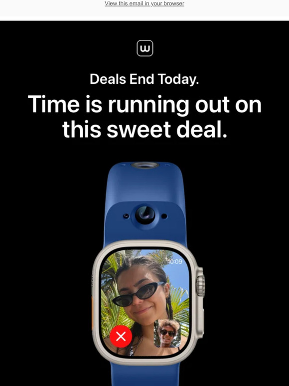 Last Chance: Wristcam Black Friday Weekend Deals.