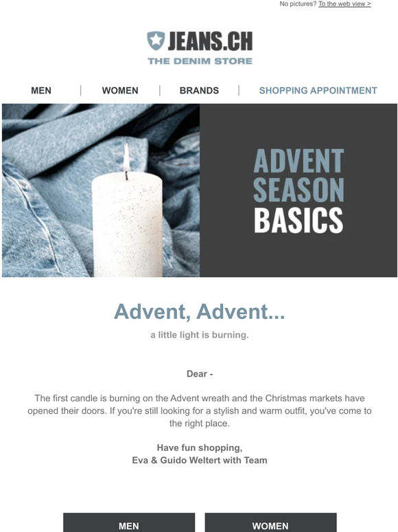 Advent Season Basics – JEANS.CH – free shipping