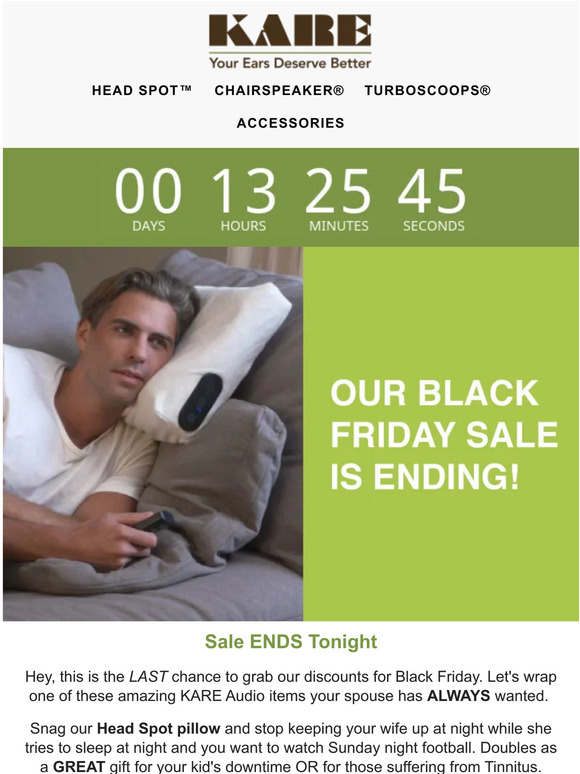 Hey, our Black Friday Sale is ENDING 👎