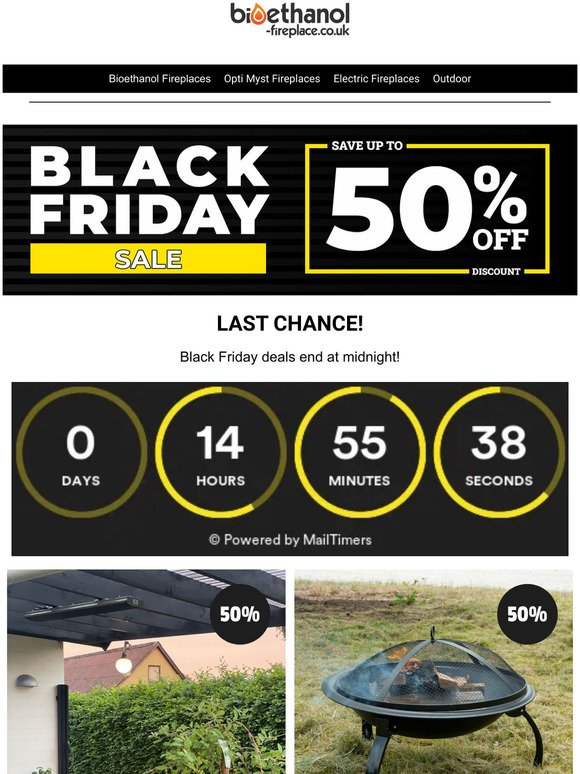 LAST CHANCE to save 50%!🔥