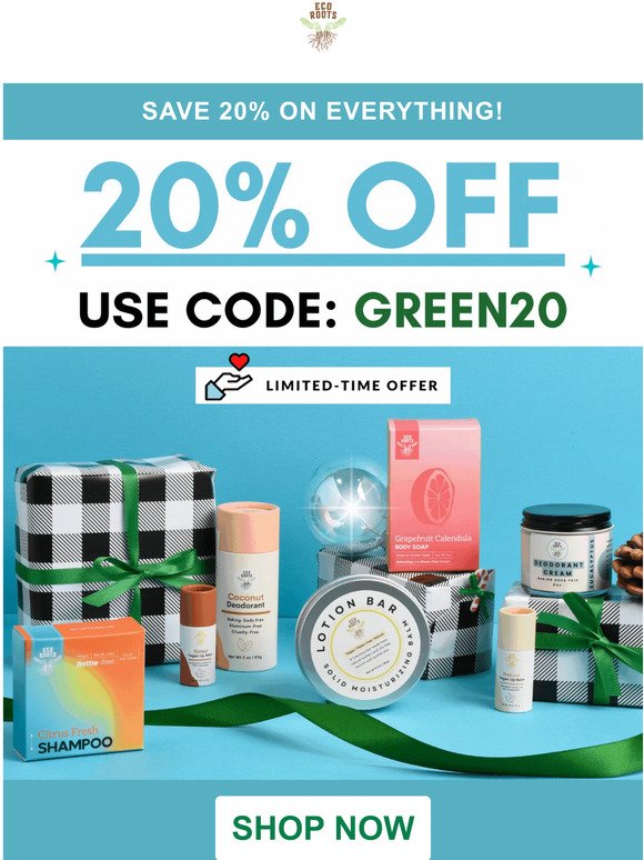 20% OFF SALE is still going
