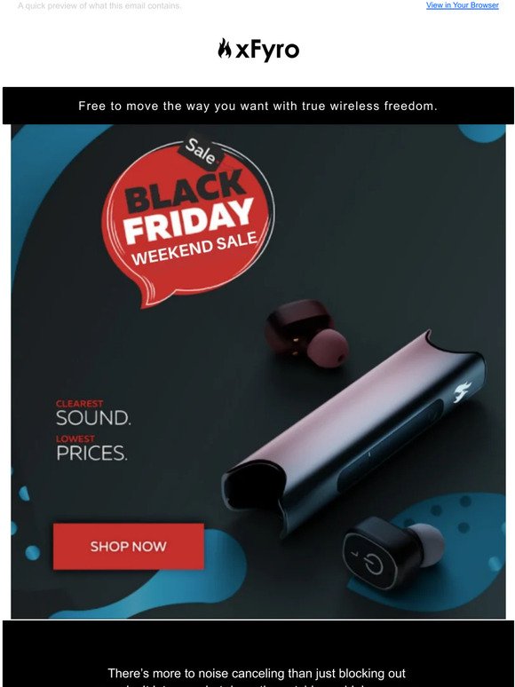 Uh-oh, what ends today? The Black Friday Weekend Sale