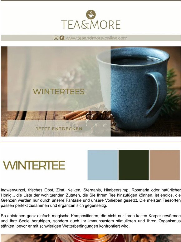 Wintertee: der perfekte Tee für die Jahreszeit! ❄️