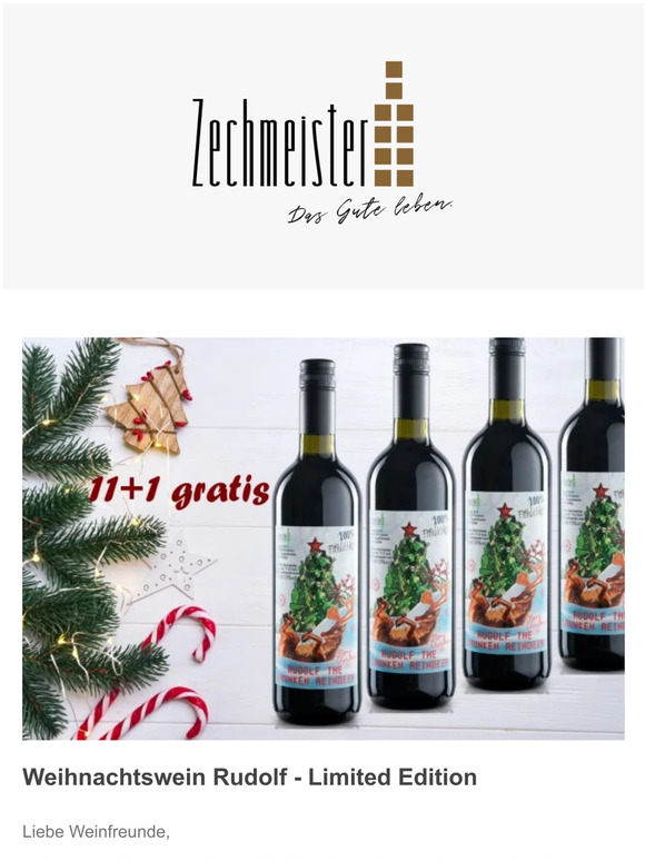 Weihnachtswein Rudolf