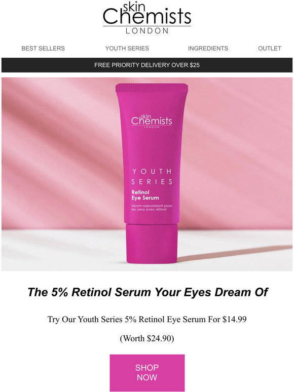 Skin Chemists The 5 Retinol Serum your eyes dream of 👀 Milled