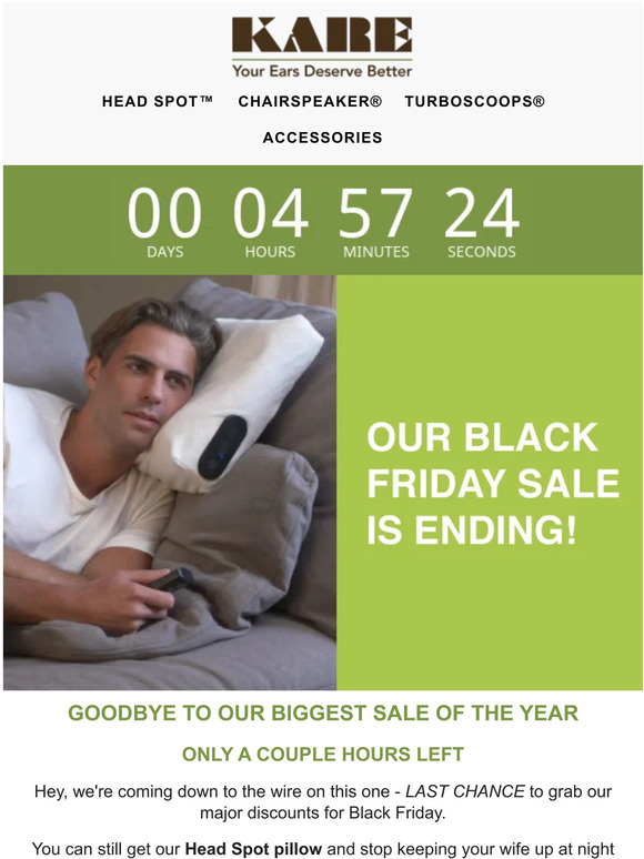 Last chance at our Black Friday Sale ⚠️