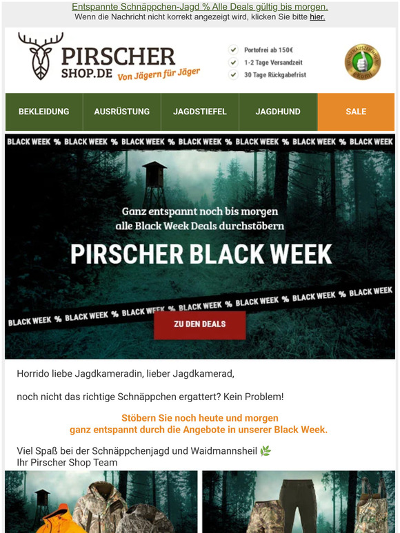 Noch bis morgen Deals ergattern!