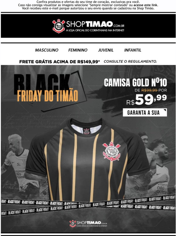 Shoptimao BR: 🚨 DIA DECISIVO! VAMOS CORINTHIANS! GARANTA SUA